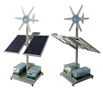 風光互補路燈（dēng）實驗